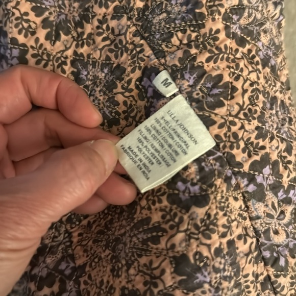 Ulla Johnson Sabi quilted Shibori jacket size M but fits like a small - Picture 6 of 7